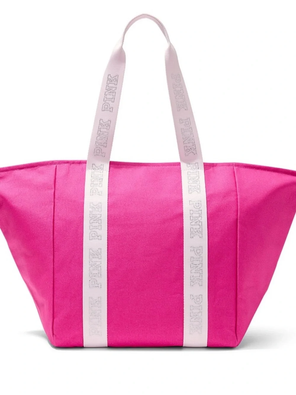Victoria Secret PINK Rhinestone Gemstone Tote Bag Weekend Shopping Overnight